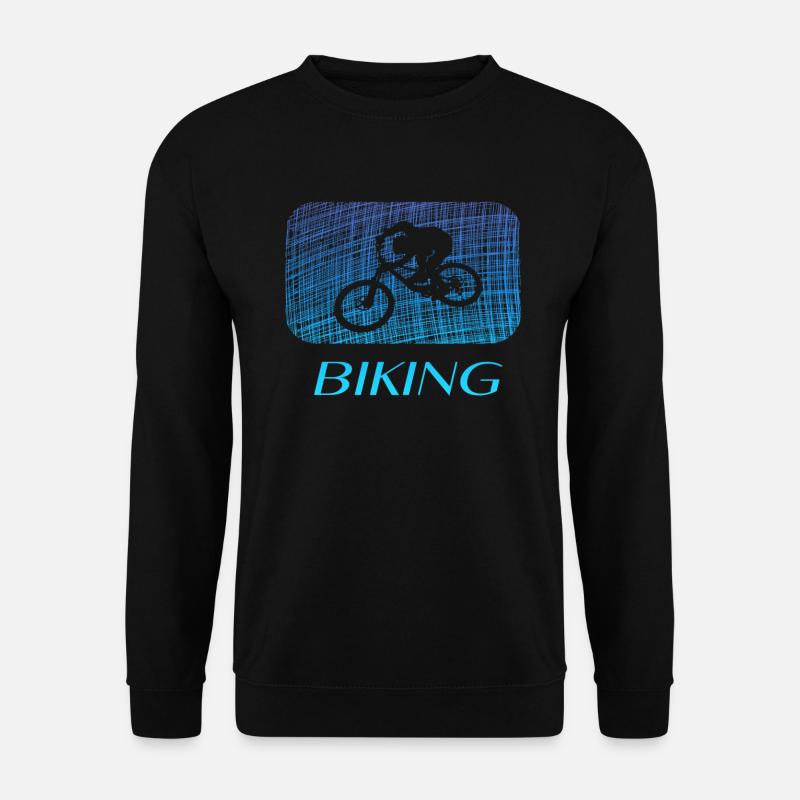 biken - Unisex Pullover - Schwarz