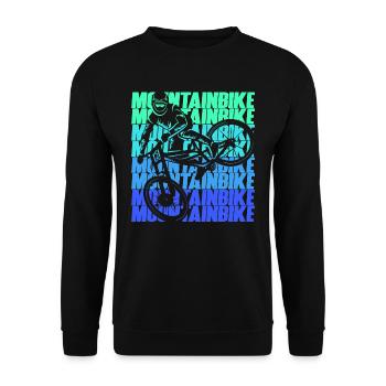 VTT Dirtbike Garçons VTT - Sweat-shirt Unisexe - noir - Devant - Alina (178cm) & Michal (187cm)