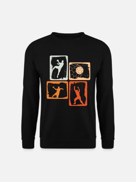 Joueurs de handball Joueurs de handball Enfants Joueurs de handball - Sweat-shirt Unisexe - noir