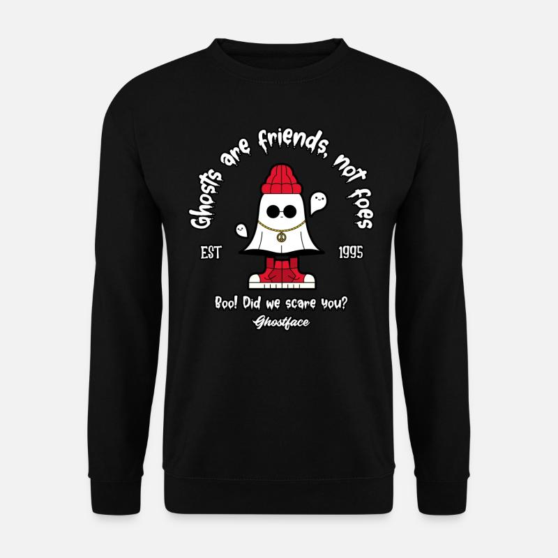 Ghosts are friends, not foes - Ghostface - Unisex Pullover - Schwarz