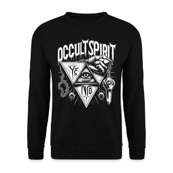Bone Logo Pendulum 3 - Unisex Sweatshirt - black - Front - Alina (178cm) & Michal (187cm)