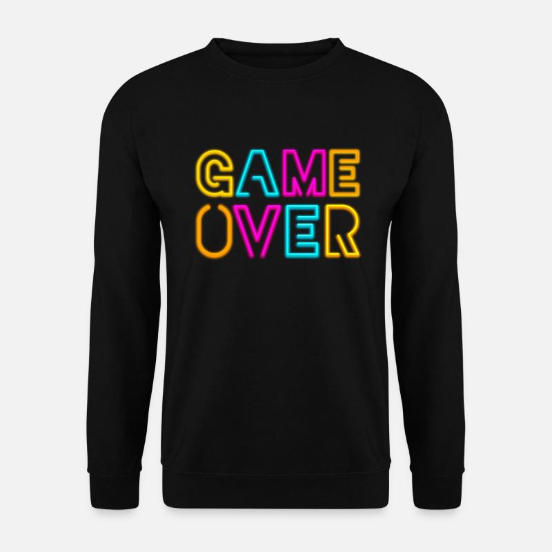 Game Over - Unisex Pullover - Schwarz