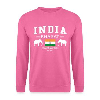 Inde - Sweat-shirt Unisexe - rose - Devant
