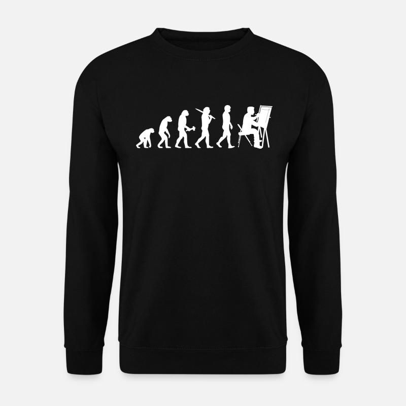 Technischer Zeichner Bauzeichner Evolution - Unisex Pullover - Schwarz