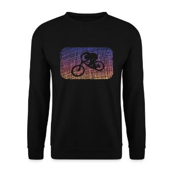 Biken - Unisex Pullover - Schwarz - Vorne - Alina (178cm) & Michal (187cm)