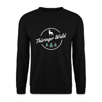 Thüringer Wald Thüringen Cadeau - Sweat-shirt Unisexe - noir - Devant - Alina (178cm) & Michal (187cm)