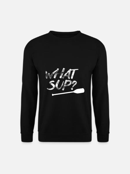 Stand Up Paddling SUP shirt Geschenk Wassersport - Unisex Pullover - Schwarz