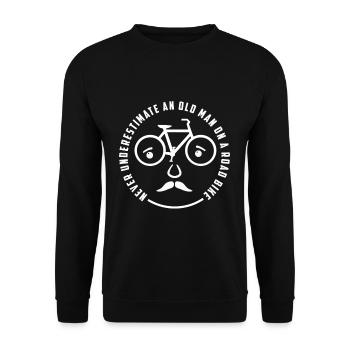 Vélo de route Vélo de cyclisme sur route - Sweat-shirt Unisexe - noir - Devant - Alina (178cm) & Michal (187cm)