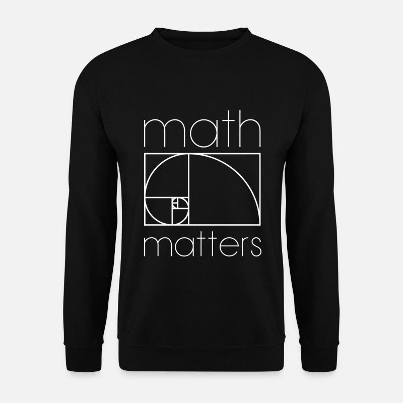 MATH MATTERS MATHEMATICS MATHEMATICS MATHEMATICS - Unisex Sweatshirt - black