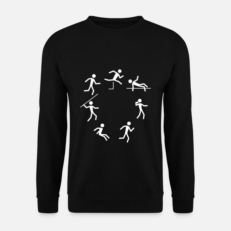 Leichtathletik Leichtathlet Shirt Geschenk Athlet - Unisex Pullover - Schwarz