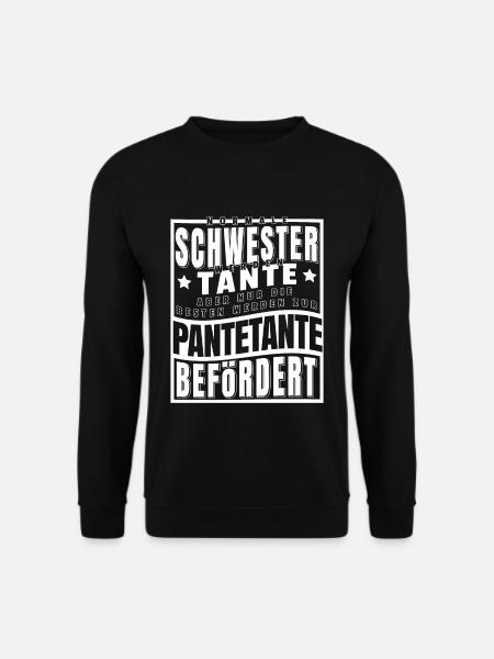 Paten-Tante T-Shirt Geschenk Tante - Unisex Pullover - Schwarz