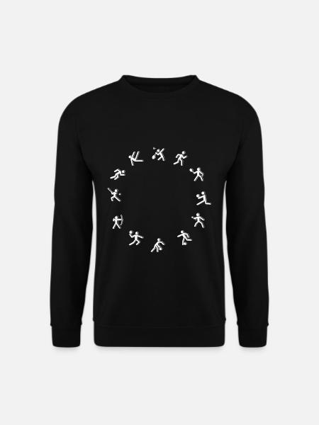 Leichtathletik Leichtathlet Shirt Geschenk Athlet - Unisex Pullover - Schwarz