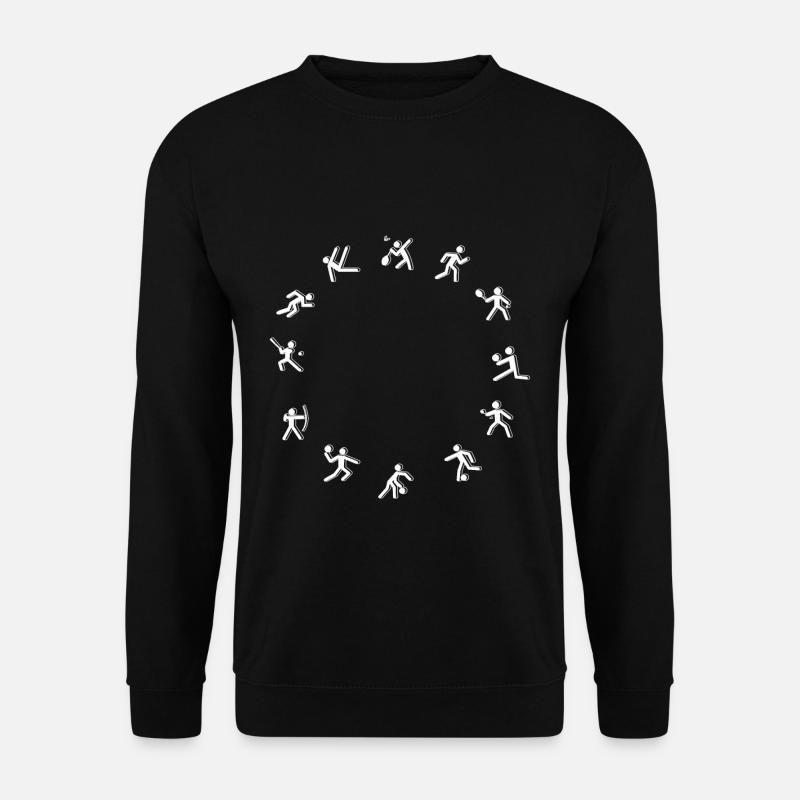Leichtathletik Leichtathlet Shirt Geschenk Athlet - Unisex Pullover - Schwarz