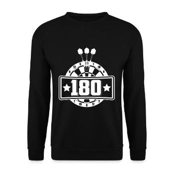 Darts Dart Darts Shirt Shirt Cadeau - Sweat-shirt Unisexe - noir - Devant - Alina (178cm) & Michal (187cm)