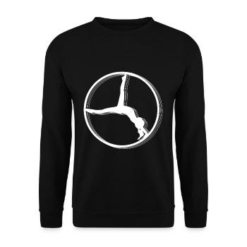Rhönrad T-Shirt Cadeau Rhönradturnen - Sweat-shirt Unisexe - noir - Devant - Alina (178cm) & Michal (187cm)