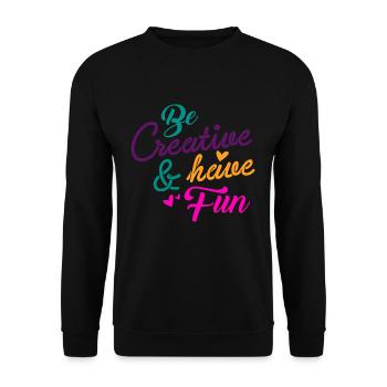 Dessinateur de dessin animé - Sweat-shirt Unisexe - noir - Devant - Alina (178cm) & Michal (187cm)