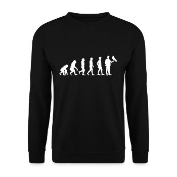 T-shirt Evolution Falkner Cadeau Beizjagd - Sweat-shirt Unisexe - noir - Devant - Alina (178cm) & Michal (187cm)
