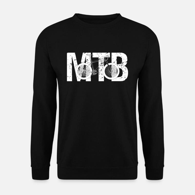 MTB Mountainbiker T-Shirt Geschenk - Unisex Pullover - Schwarz