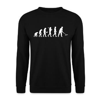 Garden horticulturist horticulturalist horticulture lawn - Unisex Sweatshirt - black - Front - Alina (178cm) & Michal (187cm)