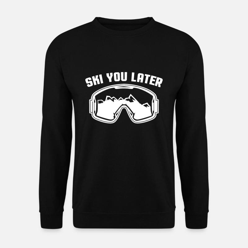 Ski You Later Skier - Unisex Sweatshirt - black