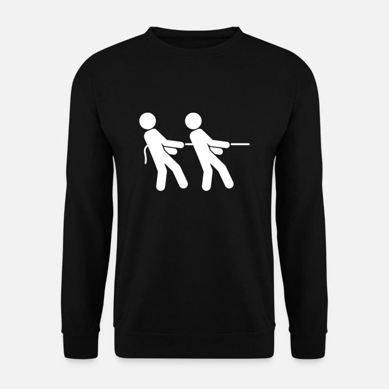 Tauziehen Geschenk - Unisex Pullover - Schwarz