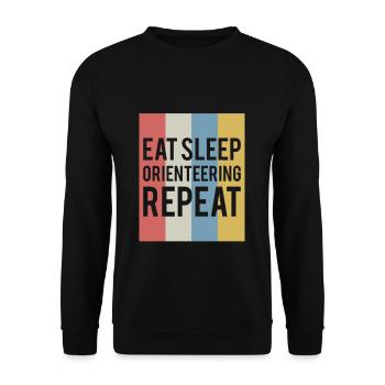 Eat Sleep Pole Vault Stabhochsprung Chemise - Sweat-shirt Unisexe - noir - Devant - Alina (178cm) & Michal (187cm)