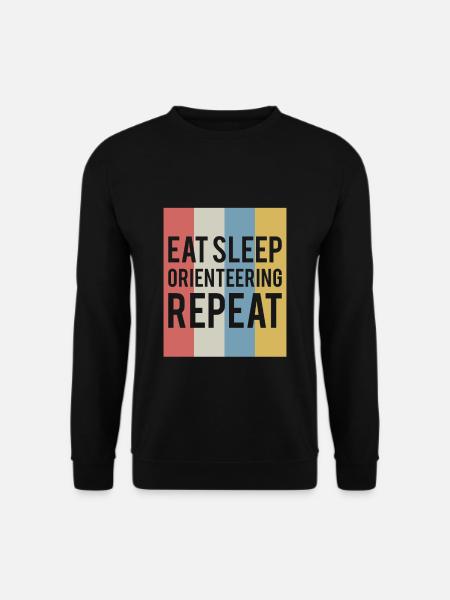 Eat Sleep Pole Vault Stabhochsprung Shirt - Unisex Sweatshirt - black