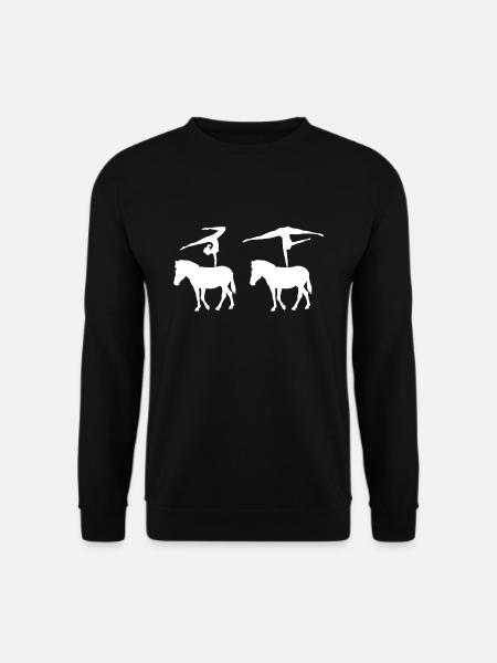 Voltagieren Horse Vaulting Shirt Geschenk - Unisex Pullover - Schwarz