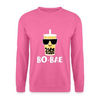 Bo-Bae Shirt Boba Bubble Tea Shirt Gift - Unisex Sweatshirt - pink - Front