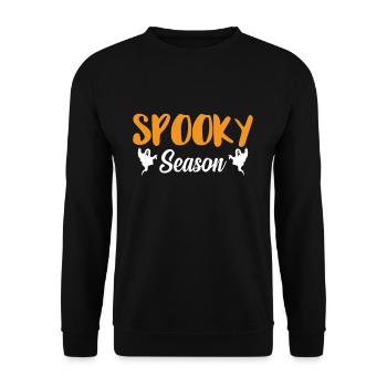 Spooky Season Halloween Shirt Cadeau - Sweat-shirt Unisexe - noir - Devant - Alina (178cm) & Michal (187cm)