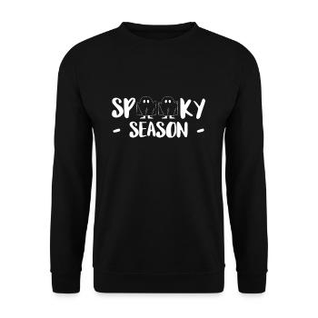 Spooky Season Halloween Shirt Cadeau - Sweat-shirt Unisexe - noir - Devant - Alina (178cm) & Michal (187cm)