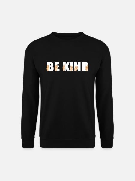 Be Kind Taub Gehörlos Shirt Geschenk - Unisex Pullover - Schwarz