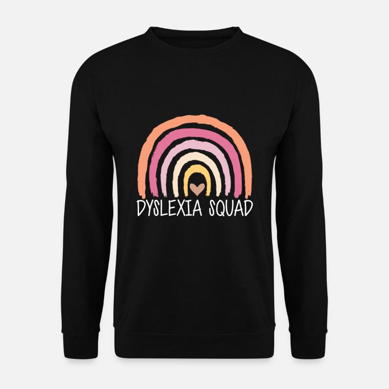 Dyslexia Squad Shirt Gift - Unisex Sweatshirt - black