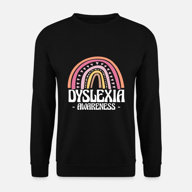 Dyslexia Awareness Shirt Gift - Unisex Sweatshirt - black