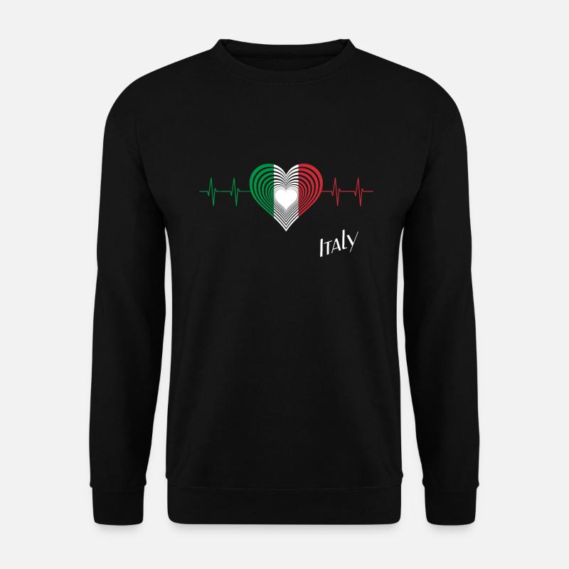 Italy italy - Unisex Pullover - Schwarz