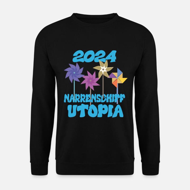 Narrenschiff Utopia, 2024 - Unisex Pullover - Schwarz
