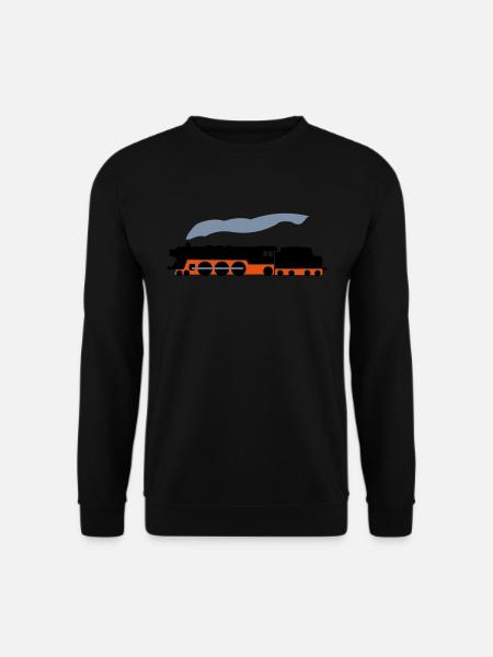 Dampflok - Unisex Pullover - Schwarz