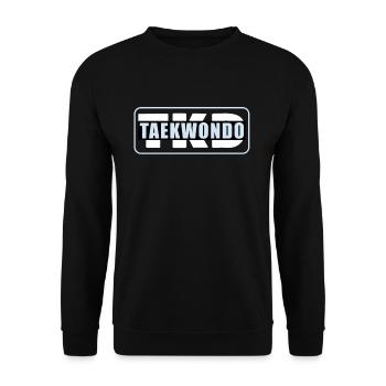 Taekwondo - Sweat-shirt Unisexe - noir - Devant - Alina (178cm) & Michal (187cm)