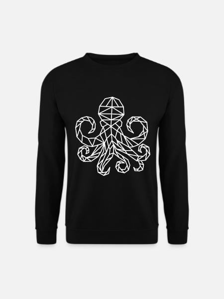 Octopus Octopus Géométrique - Sweat-shirt Unisexe - noir