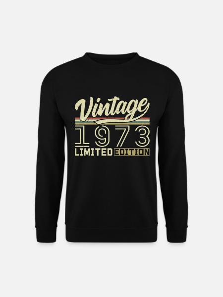 Legend since 1973 Born 1973 Birthday 51 years old - Unisex Sweatshirt - black