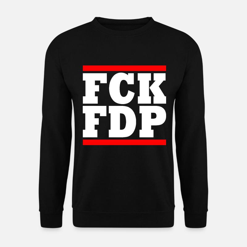 Fck fdp - Unisex Sweatshirt - black