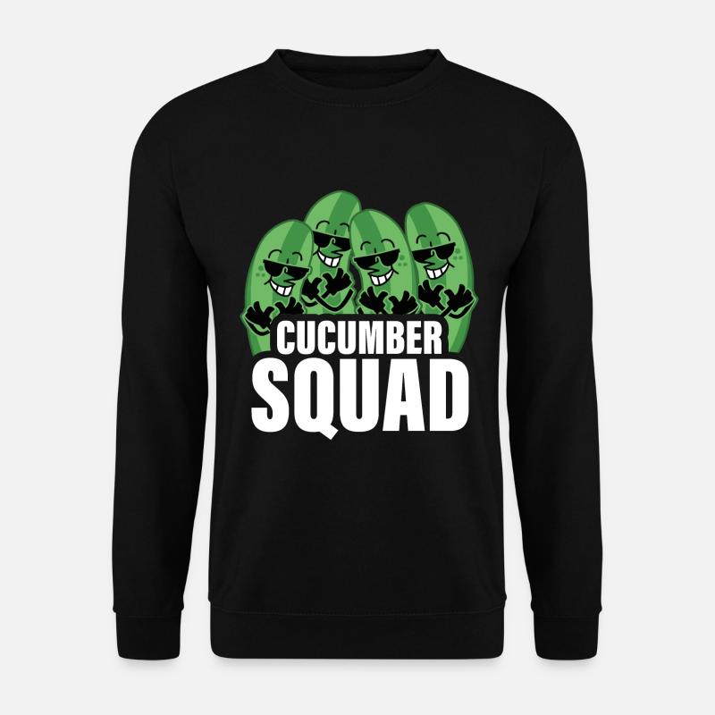 Cucumber Squad cool cucumbers - Unisex Sweatshirt - black