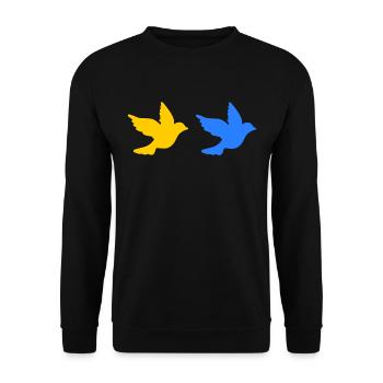Ukraine - Unisex Sweatshirt - black - Front - Alina (178cm) & Michal (187cm)