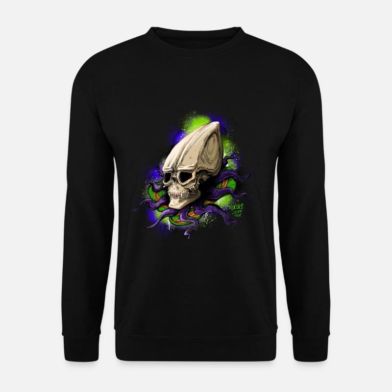 Alien BONE SQL - Sweat-shirt Unisexe - noir