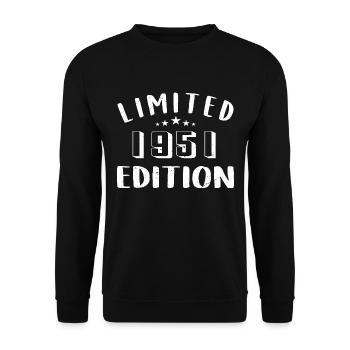 Anniversaire 1951 Édition Limitée 1951 - Sweat-shirt Unisexe - noir - Devant - Alina (178cm) & Michal (187cm)