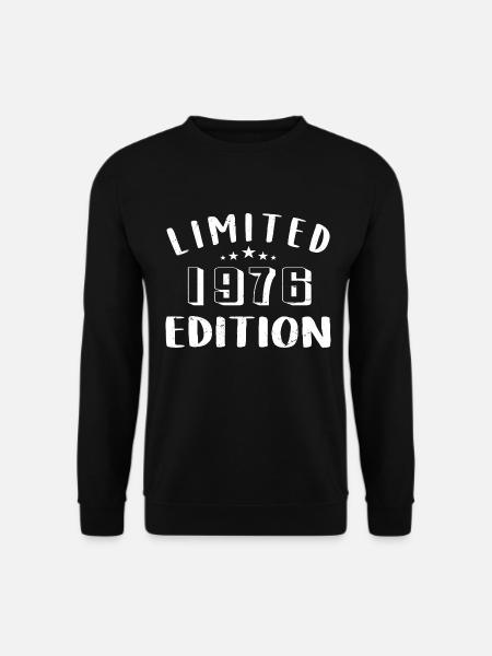 Geburtstag 1976 Limited Edition 1976 geboren sind - Unisex Pullover - Schwarz