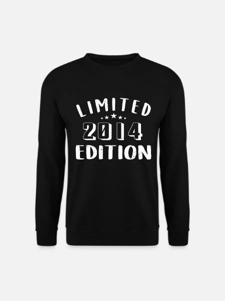 Geburtstag 2014 Limited Edition 2014 geboren sind - Unisex Pullover - Schwarz