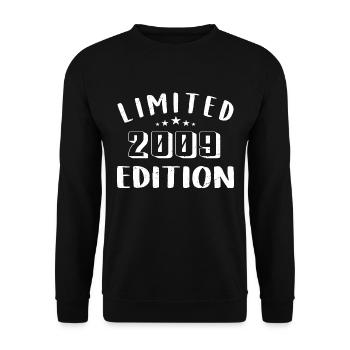 Birthday 2009 Limited Edition 2009 - Unisex Sweatshirt - black - Front - Alina (178cm) & Michal (187cm)
