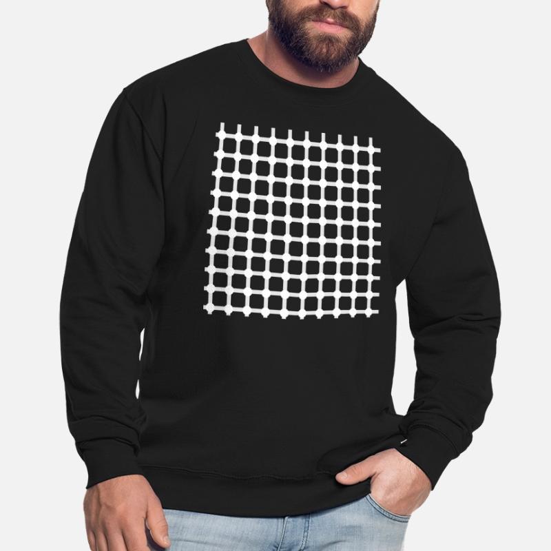 Hermann grid perception illusion optics gift Unisex Sweatshirt
