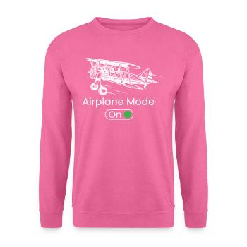 Airplane Mode ON, Cessna, C172, FLugzeug, Pilot - Unisex Pullover - Pink - Vorne
